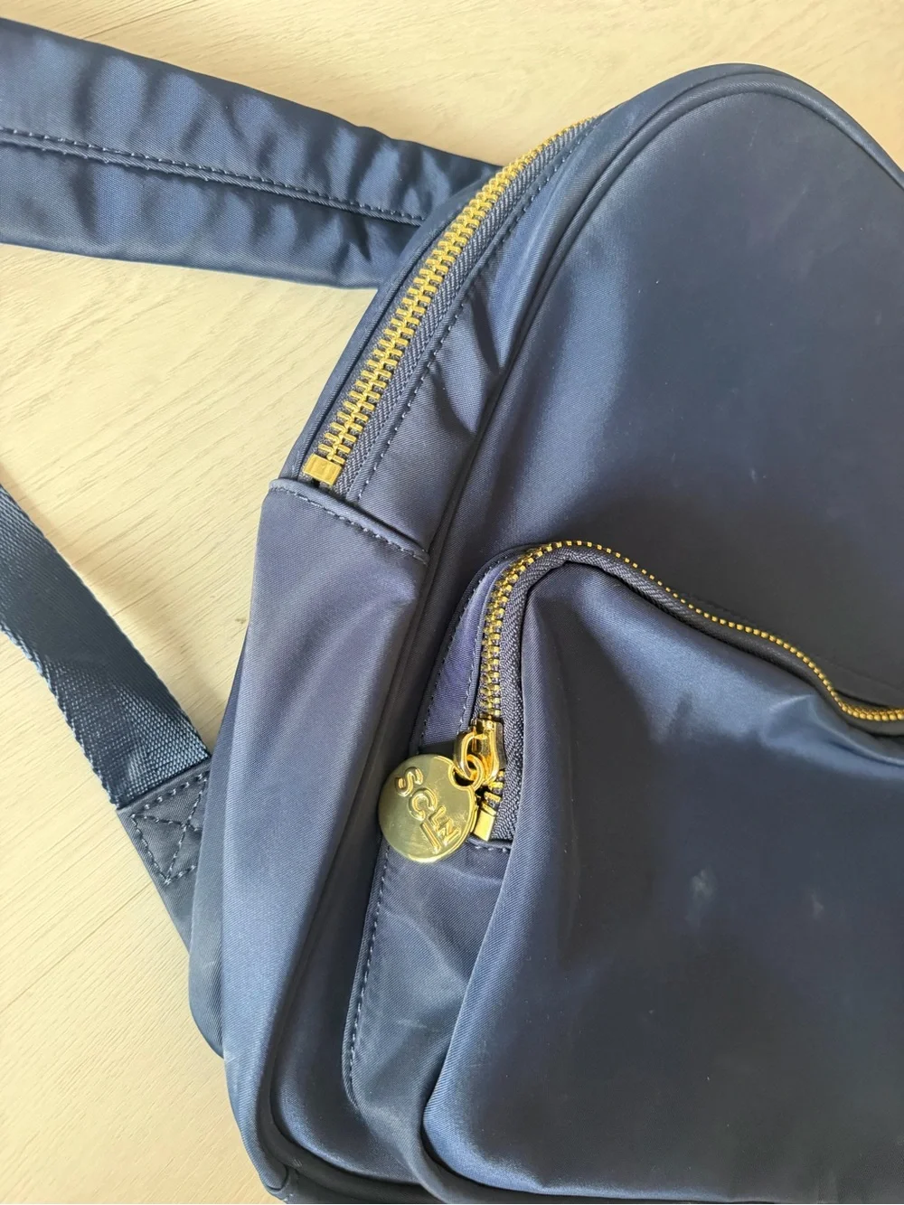 Stoney Clover Lane Navy Blue Backpack